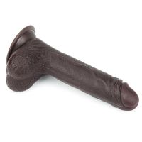 Lovetoy Dildo mit verschiebbarer Haut 7" (Schwarz), Bild 3