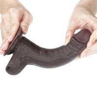 Lovetoy Dildo mit verschiebbarer Haut 7" (Schwarz), Bild 9