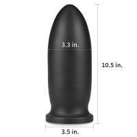 Lovetoy Dildo King Sized Anal Bomber 9" (Schwarz), Bild 4