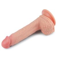 Lovetoy Nature Dildo aus Liquid Silicone 8,5" hautfarben, Bild 2