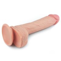 Lovetoy Nature Dildo aus Liquid Silicone 8,5" hautfarben, Bild 3