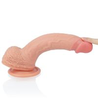 Lovetoy Nature Dildo aus Liquid Silicone 8,5" hautfarben, Bild 4