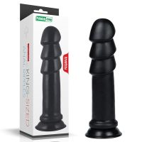 Lovetoy Dildo King Sized Anal Ripples 11.25" (Schwarz), Bild 9