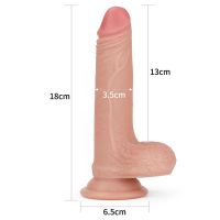 Lovetoy Nature Dildo aus Liquid Silicone 7" hautfarben, Bild 8