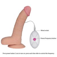 Lovetoy The Ultra Soft Dude vibrierender Dildo 8,8", Bild 4