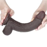 Lovetoy Dildo mit verschiebbarer Haut 9" (Schwarz), Bild 11