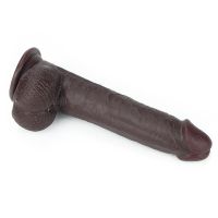 Lovetoy Dildo mit verschiebbarer Haut 9" (Schwarz), Bild 4
