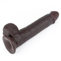 Lovetoy Dildo mit verschiebbarer Haut 9" (Schwarz), Bild 5