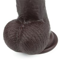 Lovetoy Dildo mit verschiebbarer Haut 9" (Schwarz), Bild 6