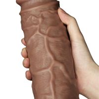 Lovetoy Dildo King 10,5" mit Vibration (Braun), Bild 2