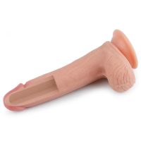 Lovetoy Nature Dildo aus Liquid Silicone 8" hautfarben, Bild 6