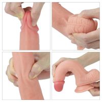 Lovetoy Nature Dildo aus Liquid Silicone 8" hautfarben, Bild 7