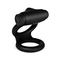 Tardenoche Denver Doppel-Penisring mit Vibro-Bullet (Schwarz), Bild 5