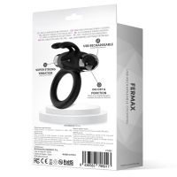 LateToBed Fermax Vibrationsring mit Rabbit (Schwarz), Bild 5