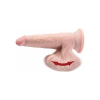 King Cock Triple Density Dildo mit schwingenden Hoden 8"