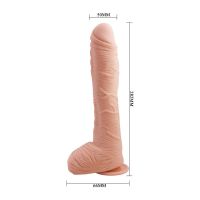 Baile Alex gebogener Dildo mit Hoden und Saugnapf für den G-Punkt, Bild 9