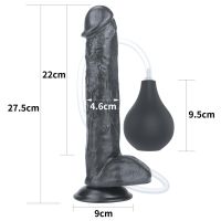 Lovetoy Dildo Squirting 11" (Schwarz), Bild 8