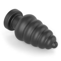 Lovetoy vibrierender Analplug King Sized 7" (Schwarz)
