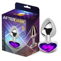 AfterDark herzförmiger Analplug Lavendel Größe S, Bild 2