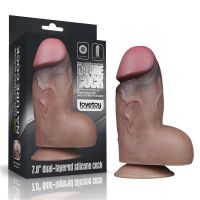 Lovetoy Dual-Layer-Dildo aus Platinsilikon 7", Bild 10