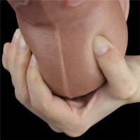 Lovetoy Dual-Layer-Dildo aus Platinsilikon 7", Bild 7