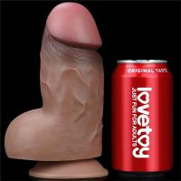 Lovetoy Dual-Layer-Dildo aus Platinsilikon 7", Bild 8