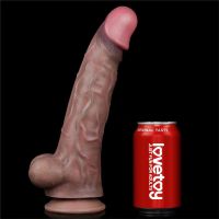 Lovetoy Dual-Layer-Dildo aus Platinsilikon 11,5", Bild 7
