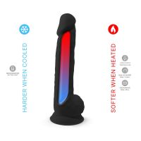 SilexD Dildo Dual Density Modell 1 15" (Schwarz), Bild 5