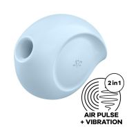 Satisfyer Sugar Rush Klitoris-Sauger und Vibrator (Blau)