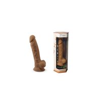 SilexD Dual-Density-Silikondildo Mod. 1 - 7" Caramel, Bild 6