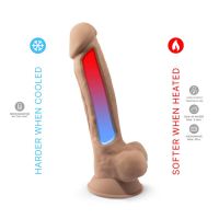 SilexD Dual-Density-Silikondildo Mod. 1 - 7" hautfarben, Bild 5