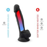 SilexD Dildo Dual Density Mod. 1 - 7" (Schwarz), Bild 4