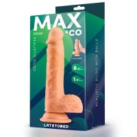 Max & Co Dean realistischer Dildo mit Hoden 8,5" hautfarben, Bild 4