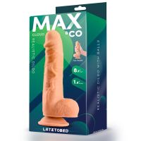 Max & Co Cloud realistischer Dildo mit Hoden 8,3" hautfarben, Bild 3