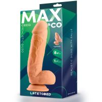 Max & Co Creig realistischer Dildo mit Hoden 8,5" hautfarben, Bild 3