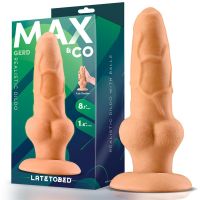 Max & Co Gerd realistischer Dildo mit Hoden 8,1" hautfarben, Bild 2