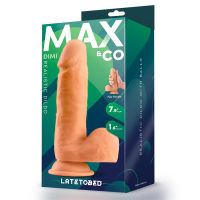 Max & Co Dimi realistischer Dildo mit Hoden 7,9" hautfarben, Bild 4