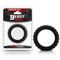 Beast Rings massiver Silikon-Penisring mit Struktur 4,5 cm