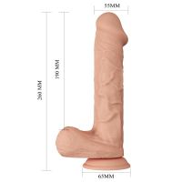 Baile Bergrisi realistischer Dildo mit Saugnapf 10,2", Bild 7