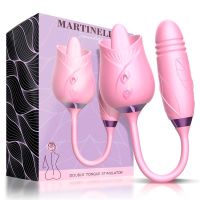 Martinella Klitoris-Stimulator mit Doppelzunge und Stoßfunktion, Bild 2