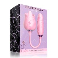 Martinella Klitoris-Stimulator mit Doppelzunge und Stoßfunktion, Bild 3