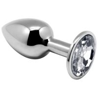 Alive 3er-Set Metall-Analplugs mit Schmuckstein, Bild 2
