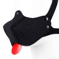 A-Gusto verstellbare Neopren-Puppy-Maske (Schwarz), Bild 3