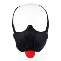 A-Gusto verstellbare Neopren-Puppy-Maske (Schwarz)