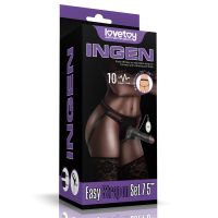 Lovetoy verstellbarer Strap-on mit Dildo 7,5", 10 Funktionen, Bild 2