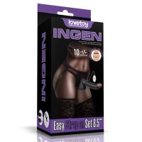 Lovetoy verstellbarer Strap-on mit Dildo 8,5", 10 Funktionen, Bild 2