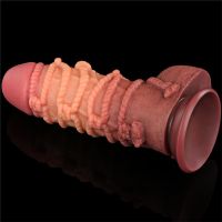 Lovetoy Doppelschicht-Dildo King Size Natur 9,5", Bild 4