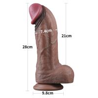 Lovetoy Dual-Layer-Silikondildo XXL 11", Bild 11