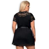 Obsessive 810-PEI-1 Kimono mit Spitze (Schwarz), Bild 2