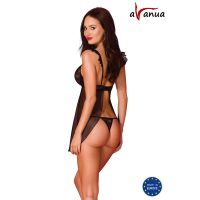 Avanua Milagros Negligé und String (Schwarz), Bild 2